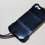 ツギハギデザインのスムースレザーabicase（アビケース）/ abicase cawa シンプルジャケット スムースレザー / iPhone 5/5s