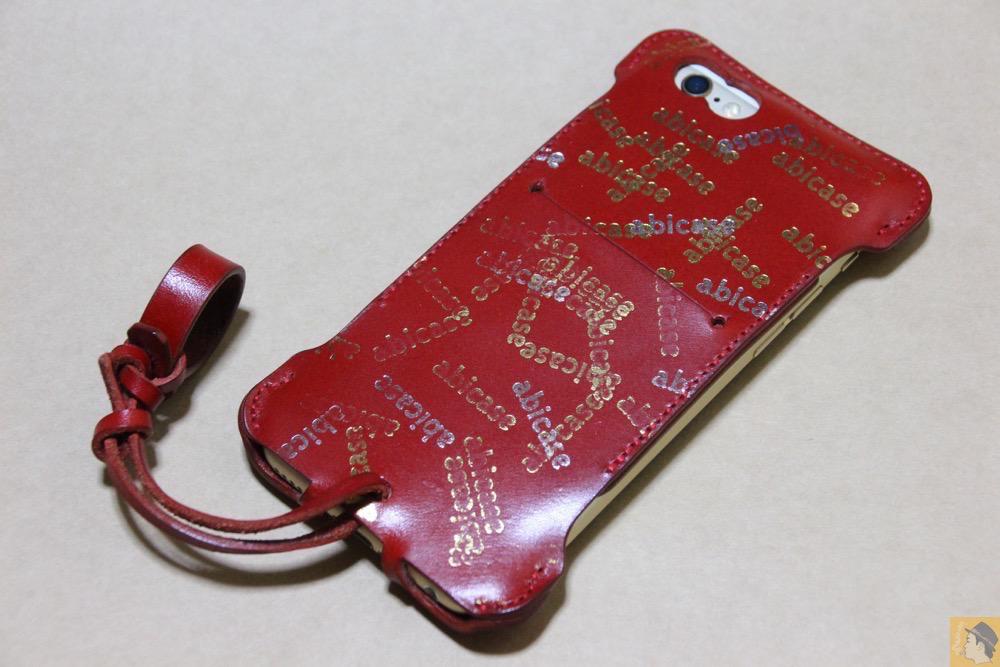 アイキャッチ - abicase（アビケース） cawa ウォレットジャケット 栃木レザー 赤 / iPhone 6/6s / 初じめての赤でインパクトある背面のabicase